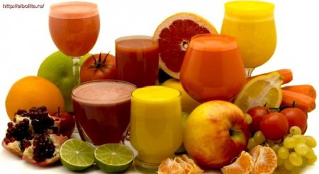 Фруктово-овощные соки – вкусное лечение болезней