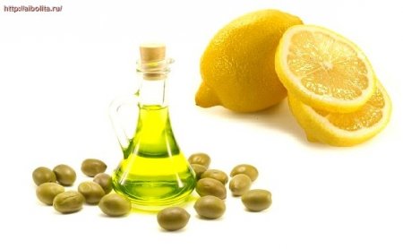 Чистка печени лимонным соком и оливковым маслом